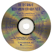 The First Book of Mezzo-Soprano/Alto Solos Vol. 2 Vocal Solo & Collections sheet music cover